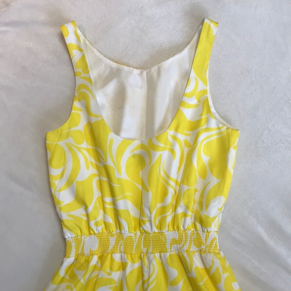 Ann Taylor Yellow and White Printed Maxi Dress - Picture 3 of 8